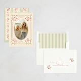 "Parisian frame" - Holiday Cards in Cream by Baumbirdy - Assembled