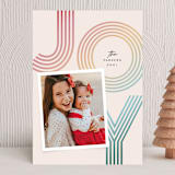 "Joyful Lines" - Holiday Cards in Holly Berries by Jessica Corliss - Front