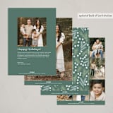 "Simple Wishes" - Holiday Cards in Pine by Kate Ross - Back of Card Options