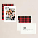 "at home" - Holiday Cards in Snow by That Girl Press - Assembled