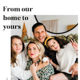 "at home" - Holiday Cards in Snow by That Girl Press - Detail