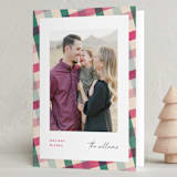 "All Stripes" - Holiday Cards in Disco by Pixel and Hank - Folded Card