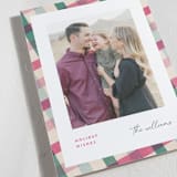 "All Stripes" - Holiday Cards in Disco by Pixel and Hank - Detail