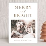 "Happy" - Holiday Cards in Ecru by AK Graphics - Front