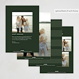 "Most of All" - Holiday Cards in Pine by Heather Cairl - Back of Card Options