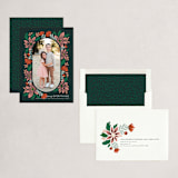 "arrangement" - Holiday Cards in Cobblestone by Jen Owens - Assembled