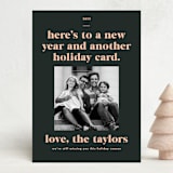 "annex" - Holiday Cards in Vetiver by Jennifer Lew - Front