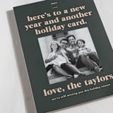 "annex" - Holiday Cards in Vetiver by Jennifer Lew - Detail