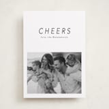 "Aera" - Holiday Cards in Charcoal by Lucrecia Caporale - Front