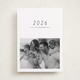 "Aera" - Holiday Cards in Charcoal by Lucrecia Caporale - Front