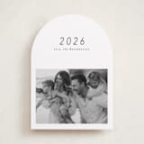 "Aera" - Holiday Cards in Charcoal by Lucrecia Caporale - Front