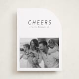 "Aera" - Holiday Cards in Charcoal by Lucrecia Caporale - Front