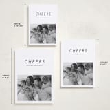 "Aera" - Holiday Cards in Charcoal by Lucrecia Caporale - Formats Available