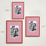 "Color Wave" - Holiday Cards in Raspberry by Helena Vitto - Formats Available