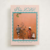 "Saltillo" - Holiday Cards in Deep Sea by Megan Davis - Front