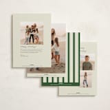 "A Classic Christmas" - Holiday Cards in Juniper by Helena Vitto - Back of Card Options