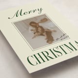 "A Classic Christmas" - Holiday Cards in Juniper by Helena Vitto - Detail