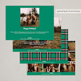 "Moving" - Holiday Cards in Spruce by Owl and Toad - Back of Card Options