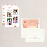 "Merrier and Brighter" - Holiday Cards in Winter Rose by Laura Bercovich - Assembled