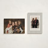"Warm Sentiment" - Holiday Cards in Snow by Melanie Severin - Photo Orientation Options