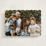 "Retro Holidays" - Holiday Cards in Snow by Robert and Stella - Front