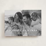 "Wonderful Christmas Time" - Holiday Cards in Snowflake by Wildfield Paper Co - Front