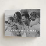 "Wonderful Christmas Time" - Holiday Cards in Snowflake by Wildfield Paper Co - Folded Card