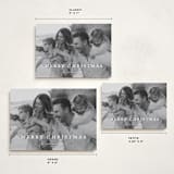 "Wonderful Christmas Time" - Holiday Cards in Snowflake by Wildfield Paper Co - Formats Available