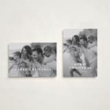 "Wonderful Christmas Time" - Holiday Cards in Snowflake by Wildfield Paper Co - Photo Orientation Options
