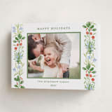"Wintergarden" - Holiday Cards in Evergreen by Sarah Knight - Folded Card