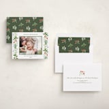 "Wintergarden" - Holiday Cards in Evergreen by Sarah Knight - Assembled