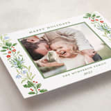 "Wintergarden" - Holiday Cards in Evergreen by Sarah Knight - Detail
