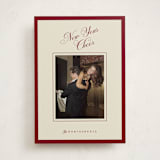 "Christmas Elegance" - Holiday Cards in Mulled Wine by Jen Ramsey - Front