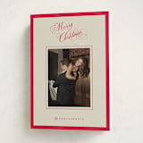 "Christmas Elegance" - Holiday Cards in Poinsettia by Jen Ramsey - Folded Card