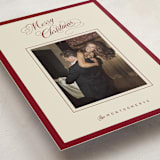 "Christmas Elegance" - Holiday Cards in Mulled Wine by Jen Ramsey - Detail