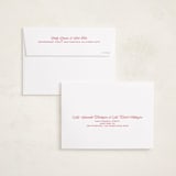 "Christmas Elegance" - Holiday Cards in Poinsettia by Jen Ramsey - FREE Recipient Addressing