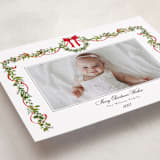 "Bows & Ribbon" - Holiday Cards in Candy Cane by Susan Moyal - Detail