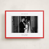 "Classic Border" - Holiday Cards in Berry by Wendy Chung - Front