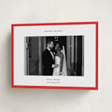 "Classic Border" - Holiday Cards in Berry by Wendy Chung - Folded Card