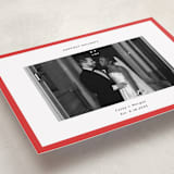 "Classic Border" - Holiday Cards in Berry by Wendy Chung - Detail