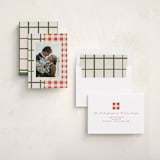 "Grandmas Dishes" - Holiday Cards in Santa Suit by Carrie ONeal - Assembled
