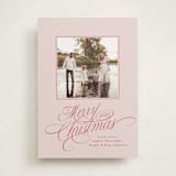 "Glide" - Holiday Cards in Holly Berry by Everett Paper Goods - Front