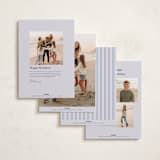 "Glide" - Holiday Cards in Frozen Pond by Everett Paper Goods - Back of Card Options