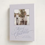 "Glide" - Holiday Cards in Frozen Pond by Everett Paper Goods - Folded Card