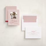 "Glide" - Holiday Cards in Holly Berry by Everett Paper Goods - Assembled