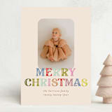 "Merry Text" - Holiday Cards in Gumdrop by Julie Murray - Front