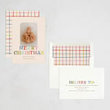 "Merry Text" - Holiday Cards in Gumdrop by Julie Murray - Assembled