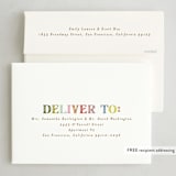 "Merry Text" - Holiday Cards in Gumdrop by Julie Murray - FREE Recipient Addressing