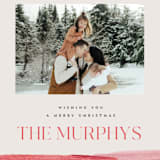 "Icing border" - Holiday Cards in Peppermint by Beth Murphy - Detail