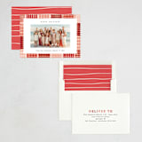 "Stamped Plaid" - Holiday Cards in Peppermint by Julie Murray - Assembled